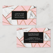 大理石モザイク 名刺 (正面/裏面)