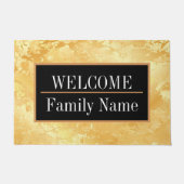 大理石モダンエレガント歓迎 ドアマット (正面)