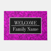 大理石モダンエレガント歓迎 ドアマット (正面)