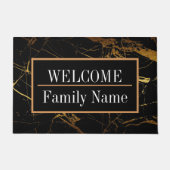 大理石モダンエレガント歓迎 ドアマット (正面)