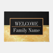 大理石モダンエレガント歓迎 ドアマット (正面)