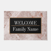 大理石モダンエレガント歓迎 ドアマット (正面)