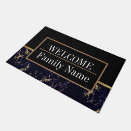 大理石モダンエレガント歓迎 ドアマット