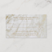 大理石モダンエレガント石 紹介カード (裏面)