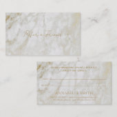 大理石モダンエレガント石 紹介カード (正面/裏面)