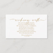 大理石モダングリッターウィングウェルV3金ゴールドID816 エンクロージャーカード (正面)