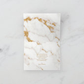 大理石モダングリッターサンキュー金ゴールドID816 カード (内部)