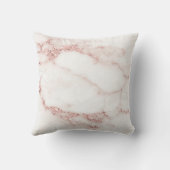 大理石モダングリッターモノグラムバラ金ゴールドID816 クッション (裏面)