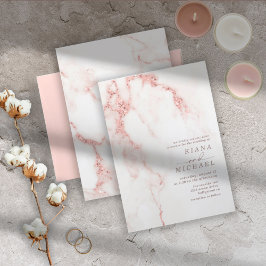 大理石モダングリッター結婚のバラ金ゴールドID816