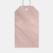 大理石モダングリッター結婚の金ゴールドID816 ギフトタグ (裏面)