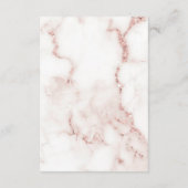 大理石モダングリッター詳細バラ金ゴールドID816 エンクロージャーカード (裏面)