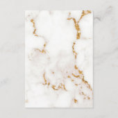 大理石モダングリッター詳細金ゴールドID816 エンクロージャーカード (裏面)