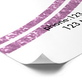 大理石モダンスタイル価格表ポスター ポスター (角)