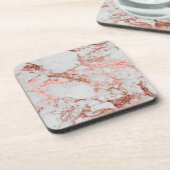 大理石モダンバラ金ゴールドグリッター コースター (左側)