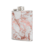 大理石モダンバラ金ゴールドグリッター フラスク (左)