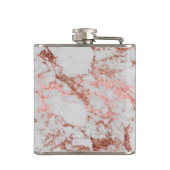 大理石モダンバラ金ゴールドグリッター フラスク (裏面)