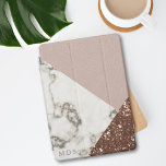 大理石モダンバラ金ゴールドグリッター iPad MINIカバー<br><div class="desc">イニシャルを追加。ピンクの動物やグリッターや霜降りの動物は傷つけられなかった。</div>