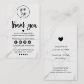 大理石モダンビジネスご注文の挿入 名刺 (正面/裏面)