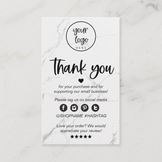 大理石モダンビジネスご注文の挿入 名刺 (正面)