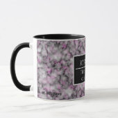 大理石モダンビジネスの名前の追加 マグカップ (左)