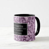 大理石モダンビジネスの名前の追加 マグカップ (正面右)