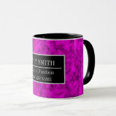 大理石モダンビジネスの名前の追加 マグカップ (正面右)