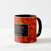 大理石モダンビジネスの名前の追加 マグカップ (正面右)