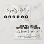 大理石モダンプロフェッショナルロイヤリティカード ロイヤリティカード (正面/裏面)