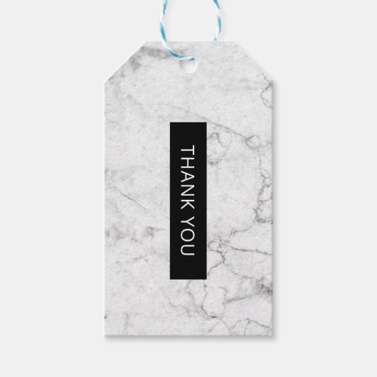 大理石モダンメッセージカード ギフトタグ (正面)