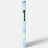 大理石モダンライトブルー Case-Mate iPhoneケース (裏面 / 左)