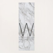 大理石モダン体操モノグラムの作 ヨガマット (裏面)