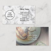 大理石モダン店 名刺 (正面/裏面)