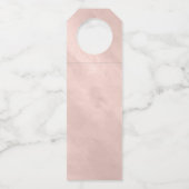 大理石モダン応援バラ金ゴールドID816 ボトルネックタグ (裏面)
