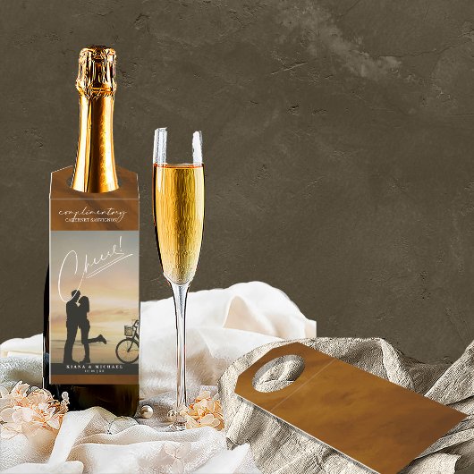 大理石モダン応援フォト金ゴールドID816 ボトルネックタグ