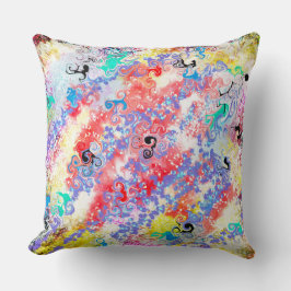 大理石モダン抽象芸術両面2デザインバラ クッション