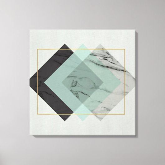 大理石モダン抽象芸術 キャンバスプリント (正面)