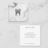 大理石モダン歯医の名刺 スクエア名刺 (正面/裏面)