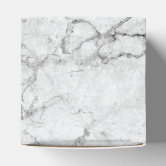 大理石モダン結婚式の引き出物箱 フェイバーボックス (上部)