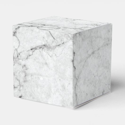 大理石モダン結婚式の引き出物箱 フェイバーボックス (裏面サイド)