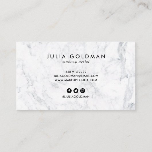 大理石モダン赤面ピンク灰色シック金ゴールド幾何学的 名刺 (裏面)