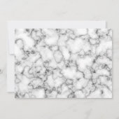 大理石モダン金ゴールドクロスフォトコミュニオン サンキューカード (裏面)