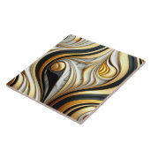 大理石モダン金ゴールド銀セラミックタイル タイル (側面)