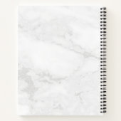 大理石モダン5フォトバジェット葬儀GuestBook ノートブック (裏面)