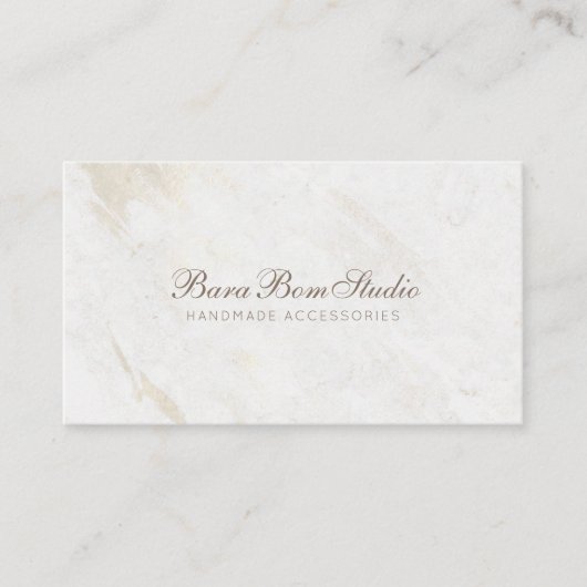 大理石モダン ミニマリスト名刺 名刺 (正面)