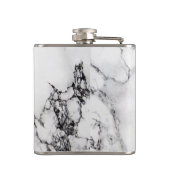 大理石モノグラムの石模様 フラスク (裏面)