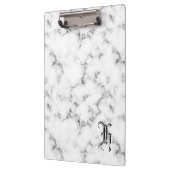 大理石モノグラム クリップボード (左)