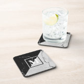 大理石モノグラム コースター (右側)