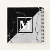 大理石モノグラム ノートブック (裏面)
