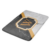 大理石モノグラム バスマット (アングル)