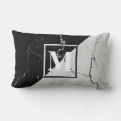 大理石モノグラム ランバークッション (裏面)